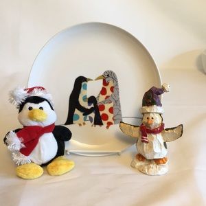 West Elm Plate and Penguin Lot
